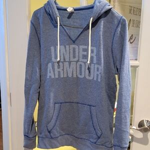 Under Armour Heather Blue Pullover Hoodie Women's Large